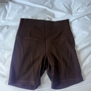 Lululemon Brown Biker Shorts